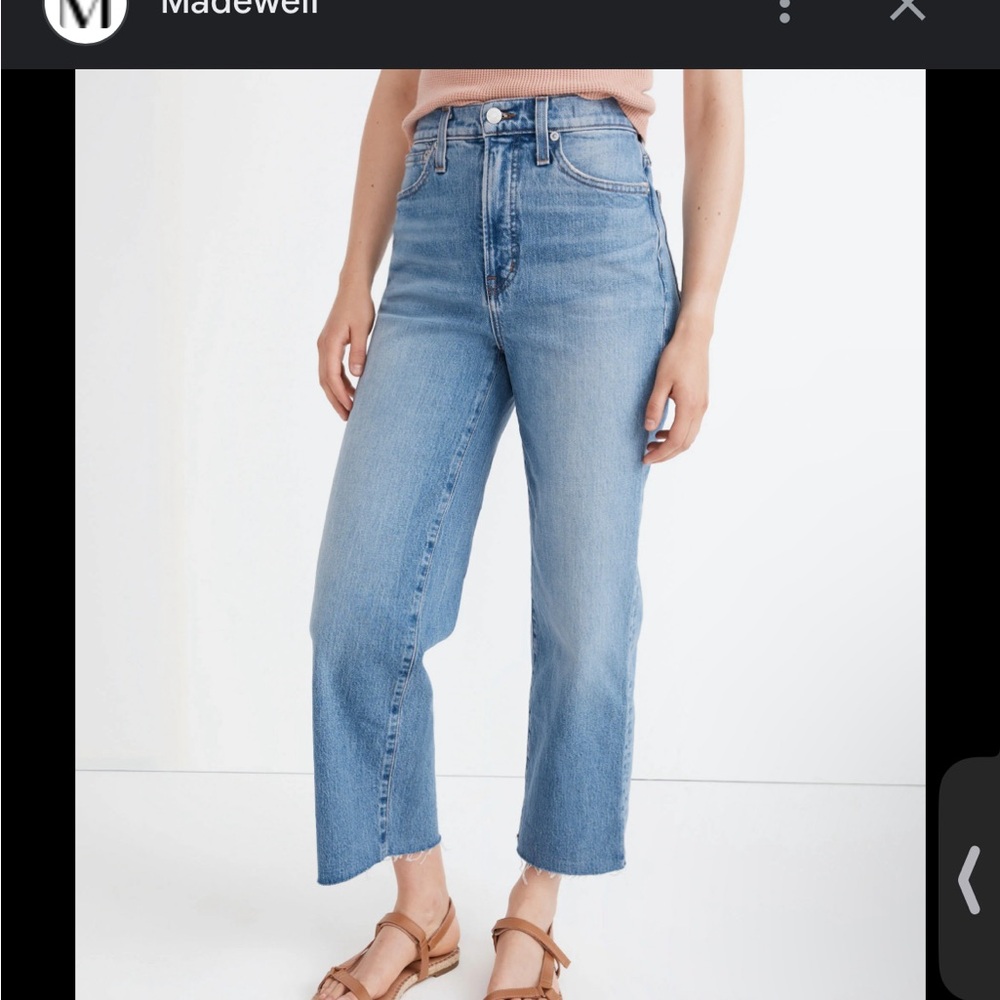 Madewell perfect vintage wide leg crop